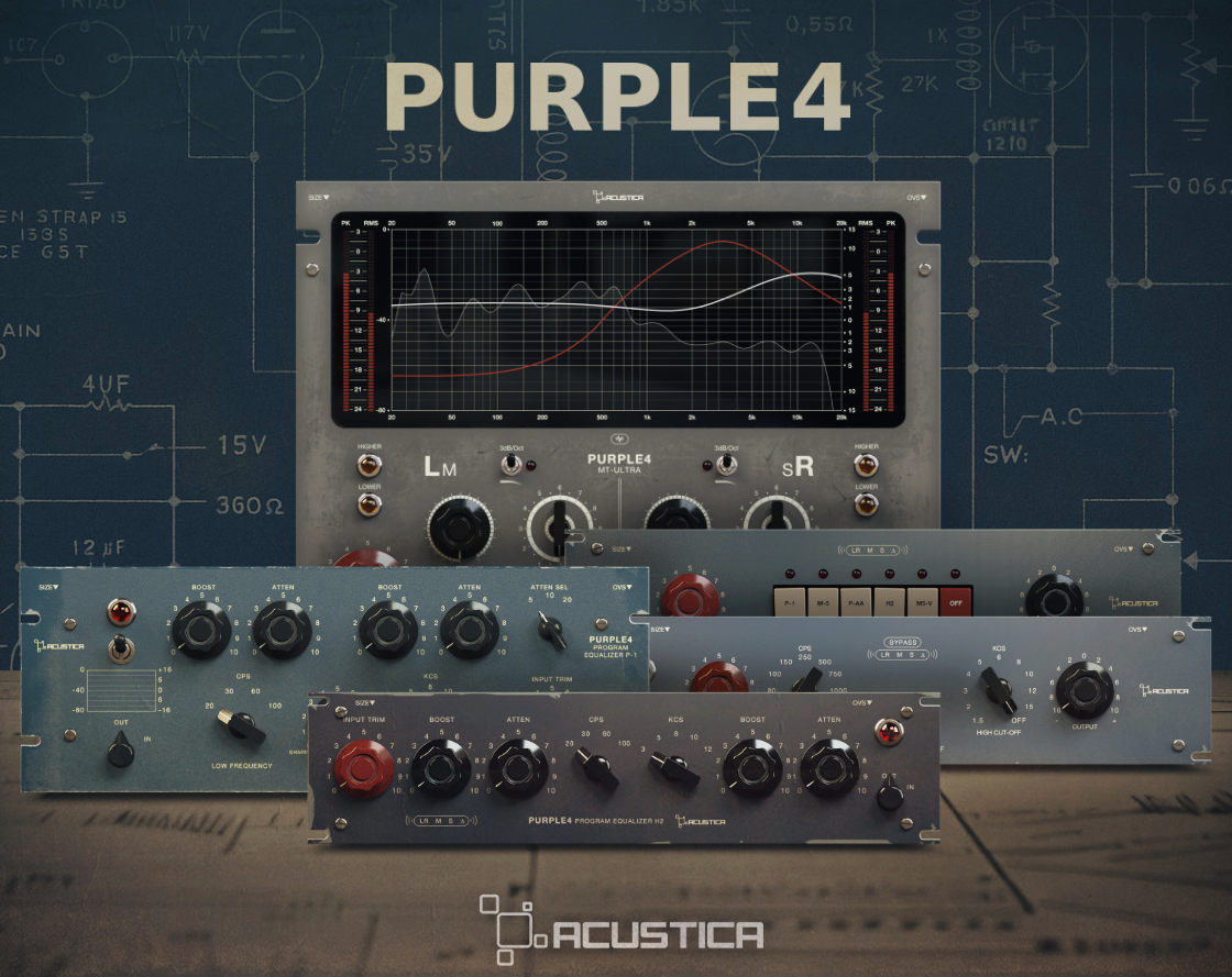 Acustica Audio PURPLE EQ BUNDLE v4.0 [MSRP € 199]